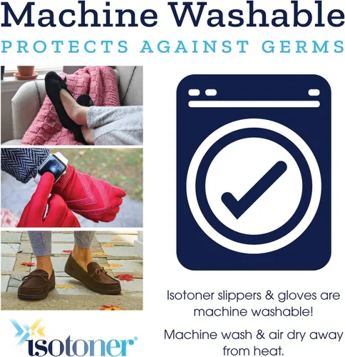 Vista 7 de isotoner Pantuflas de rizo con capucha para mujer con espuma viscoelástica suave, soporte de arco cómodo y suela para interiores y exteriores