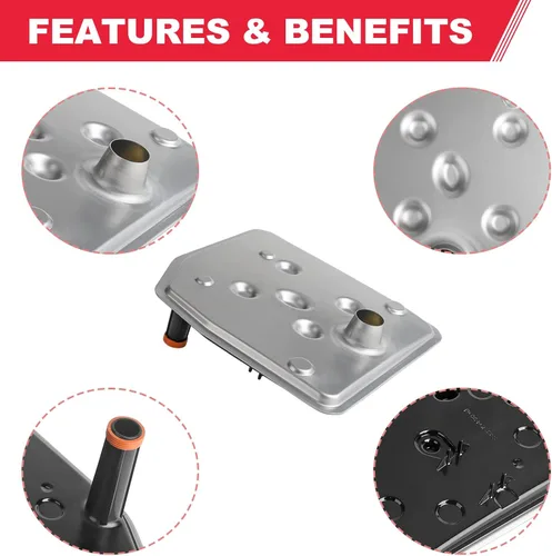 Vista 5 de Filtro de transmisión 6R80 con kit de juntas para Ford Expedition F150 Mustang Lincoln Navigator Reemplazos # FT-188 BL3Z-7A098-A