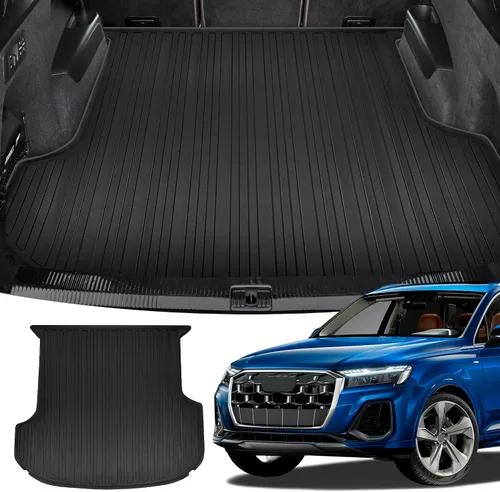 Vista 9 de Forro de carga prémium para Audi Q5 Premium 2018-2026 – 100% de protección, alfombrilla de maletero de automóvil de ajuste personalizado