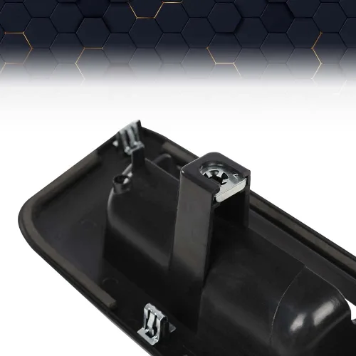 Vista 7 de PIT66 Bisel de manija de puerta trasera negra compatible con Chevy Silverado/GMC Sierra GM1916107 2007 2008 2009 2010 2011 2012 2013 2014