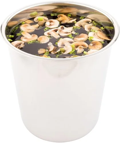 Vista 9 de Restaurantware Met Lux - Olla Bain Marie de 2 cuartos de galón resistente a la corrosión, para alimentos calientes y fríos, servir o almacenar