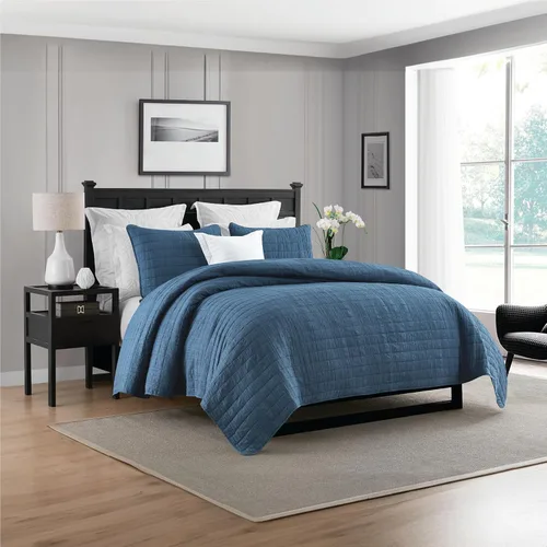 Vista 10 de Swift Home Ligero de gran tamaño, ultra suave, lavado con enzimas, textura arrugada, relleno de mezcla de algodón transpirable, juego de 2 piezas