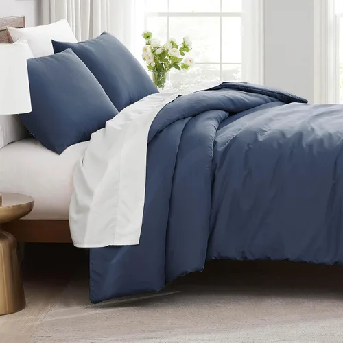 Vista 19 de Southshore Fine Living, Inc. Juego de funda de edredón tamaño extra grande individual/XL, ropa de cama de microfibra cepillada premium de fácil