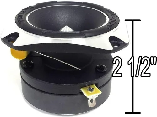 Vista 6 de Audiopipe 2 "600 vatios de titanio resistente Super Tweeter Audio para coche ruidoso ATR-4061