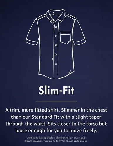 Vista 6 de Tienda Brand Goodthreads - Camisa de popelina estampada, de corte ajustado y manga corta, para hombre