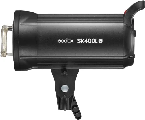 Vista 4 de Godox SK400IIV LED Studio Flash 400Ws, 2.4G GN65 5600K luz estroboscópica con lámpara de modelado LED, montaje Bowens para estudio, fotografía