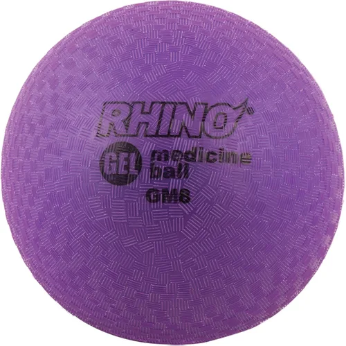 Vista 8 de Champion Sports Rhino Gel Filled Medicine Ball – Durable, Soft Grip Weighted Ball for Strength, Cardio, & Rebounder Training – Multiple Weights for