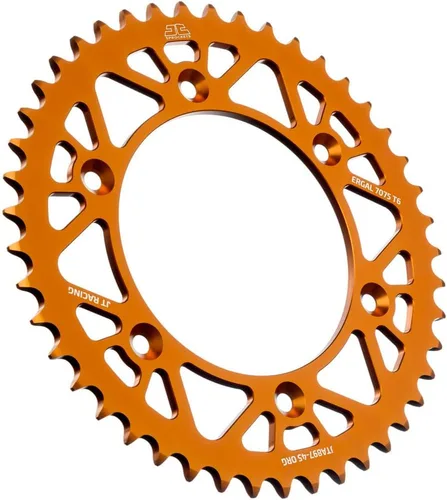 Vista 4 de JT Sprockets JTA897.38BLK - Piñón trasero de aluminio anodizado 7075 T6, color negro