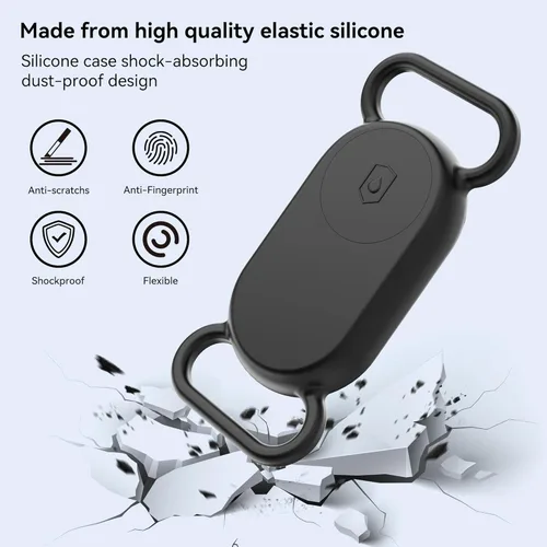 Vista 5 de Funda para collar de perro (2 unidades) para Galaxy Smarttag2, funda de silicona impermeable para gato, accesorio de cubierta protectora resistente