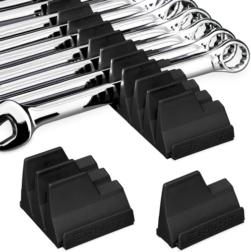 Ernst Manufacturing Wrench Pro - Organizador modular de llaves para 20 llaves con tacos antideslizantes (patentado) - Fabricado en los Estados Unidos