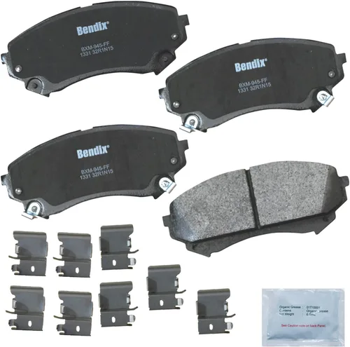 Vista 359 de Pastillas de freno delanteras semi-metálicas Bendix Priority1 CFM1774 para Ford Transit 2019-2017, Transit-150 2021-2015, Transit-250 2021-2015
