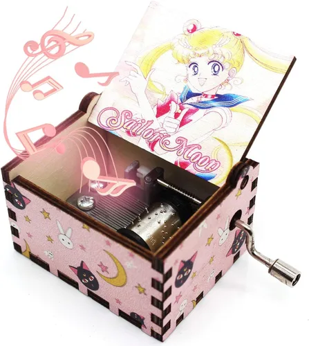 Vista 9 de ukebobo Caja de música de madera – Sailor M Music Box, Sailor M Gifts – Play Sailor Theme Song – 1 set