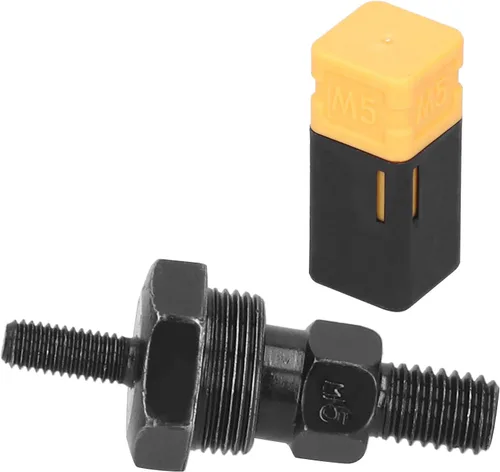 Vista 4 de M5 Herramienta de tuerca de remache manual Mandril y pieza de nariz Puntas de repuesto Puntas de repuesto Cabeza Mano Tuercas Remachadora Piezas