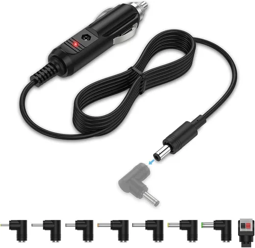 Cargador de coche de 12 V compatible con reproductor de DVD portátil DBPOWER Sylvania RCA, cojín de asiento Snailax, Spectra S1 S2 extractor de
