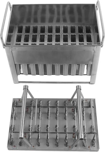 Vista 8 de 40 piezas de acero inoxidable, máquina multifunción, máquina comercial de helados con tapa, soporte desmontable y recargable para el hogar