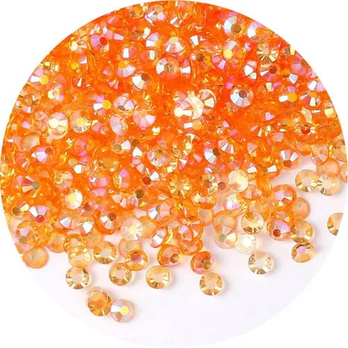 Vista 22 de 4500 piezas de diamantes de imitación SS12 AB de 3mm con parte posterior plana para uñas, manualidades, transparentes, brillantes, redondas, gemas