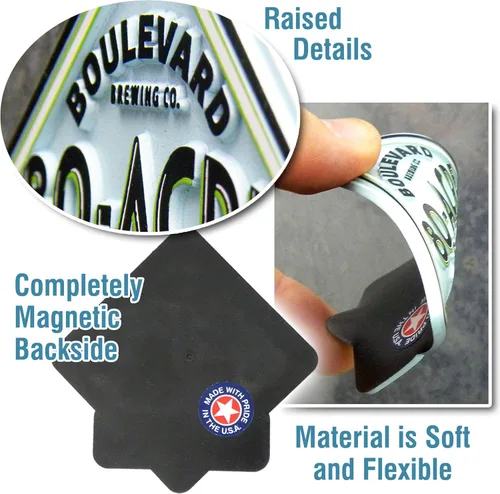 Vista 3 de Imán de estado premium de Florida de Classic Magnets, 3.4 x 2.9 pulgadas, recuerdos y regalos coleccionables de goma 3D de estilo vintage