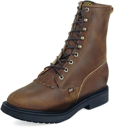 Vista 7 de Justin Original Work, botas para hombre, doble confort, bota de trabajo.