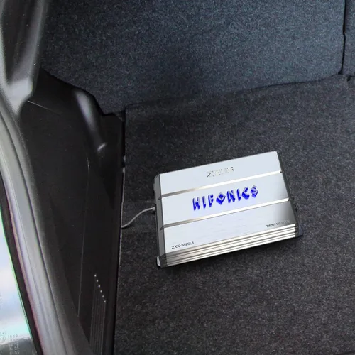 Vista 8 de Hifonics Zeus ZXX - Amplificador de audio para coche monobloque clase D de 3200 vatios máx., con mando a distancia y control de graves, cruces