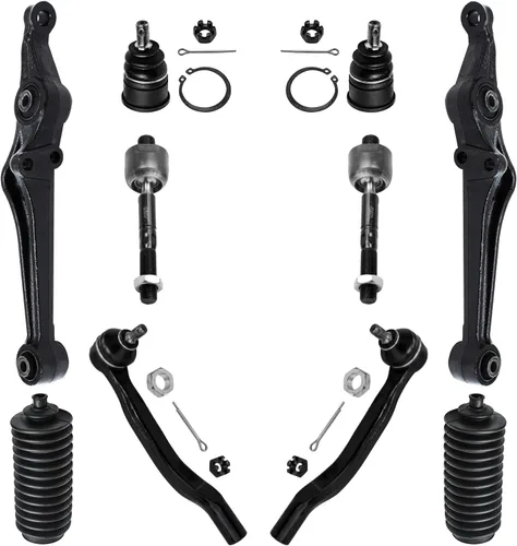 Vista 78 de Detroit Axle - Kit de suspensión delantera de 10 piezas para Chevrolet Trailblazer GMC Envoy 2002-2009 2003 2004 2005 2006 2007 2008 Brazos