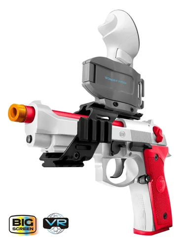 WonderFitter M9 VR Pistol Controller for Meta Quest 233S SteamVR HTC Vive PICO Realistic Shooting Simulator with Recoil Trigger Pull Detachable