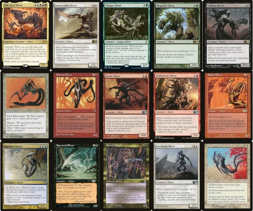 Vista 2 de Baraja de comandante de astilla - Hecho a medida - Elite - MTG - La primera astilla - EDH - 100 cartas