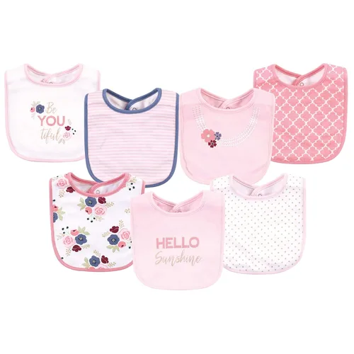 Vista 12 de Little Treasure Baberos unisex de algodón para bebé, pajarita Dapper, talla única (paquete de 2)