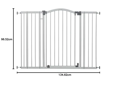 Vista 24 de Summer Infant - Valla de seguridad decorativa con puerta ideal para hogares con niños y mascotas
