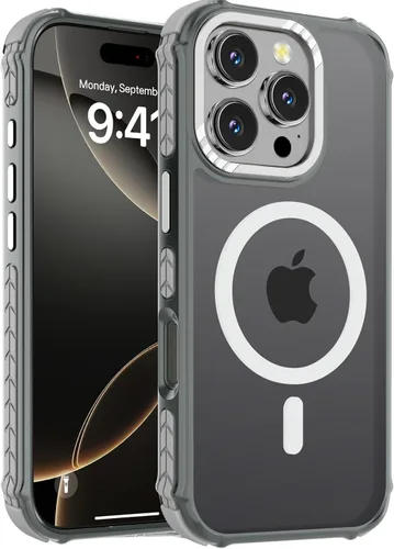 Vista 99 de DEERLAMN Funda Magnética Fuerte para iPhone Air 6.5 Pulgadas, [Compatible con Magsafe] [Protección contra caídas de grado militar] Funda protectora