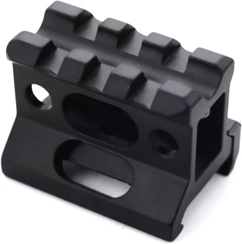 Vista 3 de DEVMO 2 PCS Super Slim Picatinny Riser Mount 1" Alto 3 ranuras MT Picatinny Rails para puntos rojos