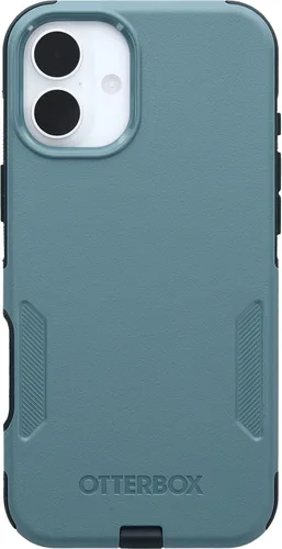 Vista 28 de OtterBox Funda para iPhone 16 Commuter Series - Baby Blue Jeans