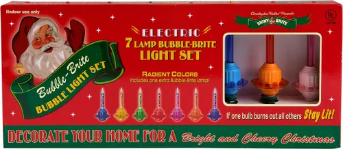 Set de 7 focos Bubble Light de Christopher Radko