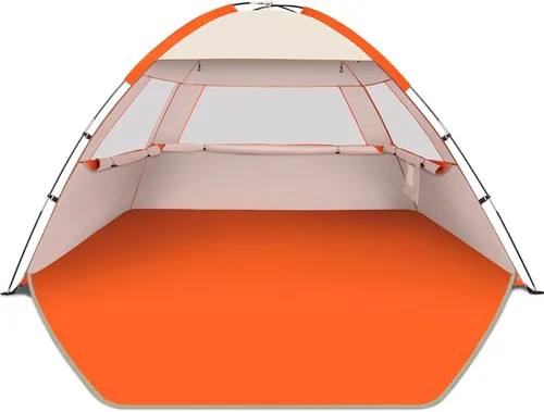 Vista 22 de Gorich - Tienda de campaña de playa con refugio solar para 3/4-5/6-7/8-10 personas con protección UV UPF 50+, toldo de playa ligero y fácil