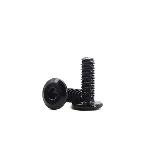 binifiMux 20pcs M6 x 0.591 in Remache Negro Avellanado Socket Cap Allen Tornillos Remache Tornillos Muebles Conexión 304 Acero Inoxidable