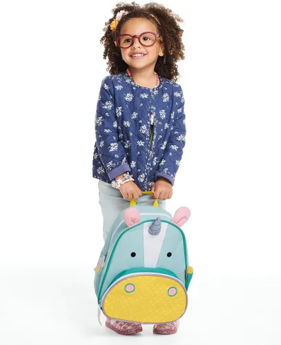 Vista 13 de Skip Hop Mochila para niños pequeños con correas acolchadas ajustables, bolsillo frontal con cremallera y bolsillo lateral para botella, se adapta a