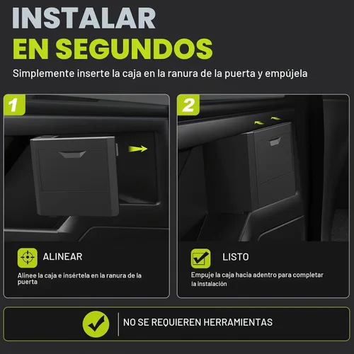 Vista 5 de Pop-Up Door Organizer for 2024-2026 Tesla Cybertruck Accessories