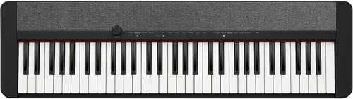 Vista 2 de Casio CT-S1 Educational Pack with Stand and eMedia Instructional Software, AC Adapter and Headphones, Black Negro