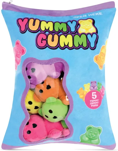 Vista 7 de iscream ¡Juega con tu comida! Paquete de almohada de forro polar perfumado con detalles bordados