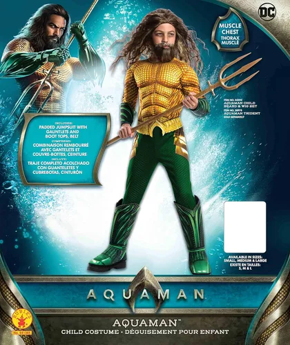 Vista 2 de Rubie's Aquaman Movie - Disfraz infantil de lujo
