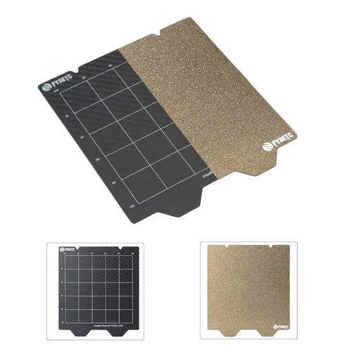 Vista 6 de FYSETC Impresora 3D Voron0.2 Pro Build Plate Reemplazo solamente, placa de construcción de doble cara de 4.724 in/4.7 pulgadas, hoja PEI+PET-CF