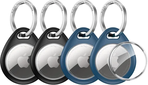 Vista 10 de UNBREAKcable Soporte para Apple AirTag [Diseño de Ajuste Perfecto] [Fácil de Instalar] [Sujeta el Air Tag de Forma Segura] Funda Impermeable de TPU