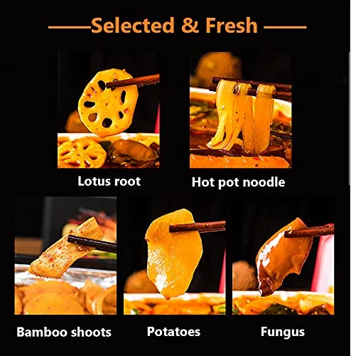 Vista 2 de MXX - Mini olla de fideos instantáneos autocalentables con micrococción autocalentable, 1 paquete (picante, 1 unidad)