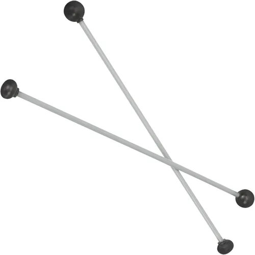 Mikinona 2pcs Marimba Mallets with Soft Head Portable Double-headed Percussion Instrument Drumsticks for Xylophone Tongue Drum Bells More