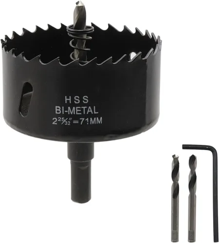 Vista 38 de Sierra de agujero de 1-1/2"/38mm para metal, madera y corte de plástico Cortador de agujeros - 2 piezas