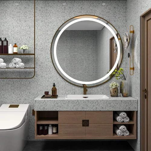 Vista 4 de Papel tapiz de granito, despegar y pegar para encimeras de cocina, papel adhesivo de mármol para encimeras, impermeable, terrazo, autoadhesivo