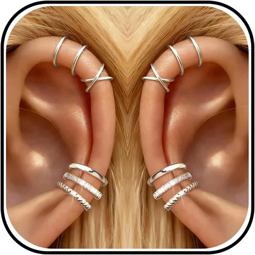 Vista 13 de Ear Cuffs Non Piercing Ear Cuff Earrings for Teen Girl Gifts Trendy Stuff