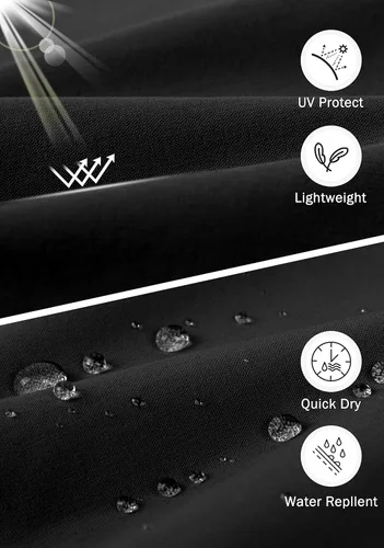 Vista 5 de Pudolla Men's Hiking Pants Waterproof Travel Cargo Pants with 7 Pockets Stretch for Golf Fishing Climbing