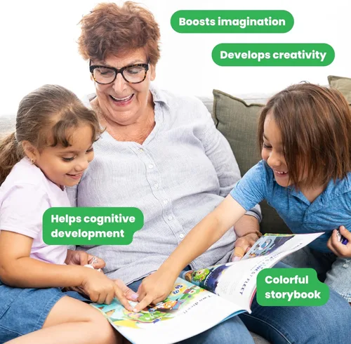 Vista 4 de Story Time Chess - Chess Sets, Beginners Chess, Chess for Kids, Chess Game Toddlers, Learning Games for Kids, Boys & Girls Ages 3-103