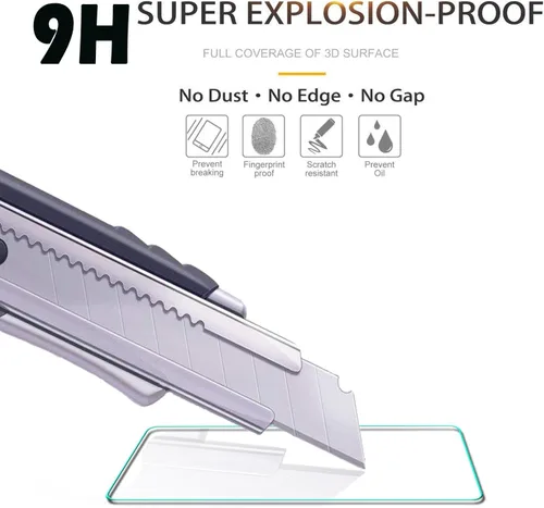 Vista 3 de (3 unidades) Compatible con Xiaomi Redmi Note 13 Pro 5G / Redmi Note 13 Pro Protector de pantalla de vidrio templado, sensible al tacto, compatible