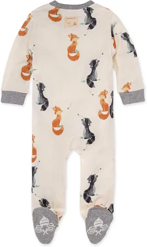 Vista 2 de Burts Bees Baby - Pijama de una pieza enterizo de bebé de 100 algodón orgánico con cremallera frontal para dormir